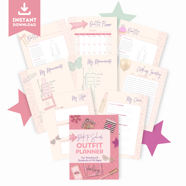 Back to School Outfit Planner (18 pages)