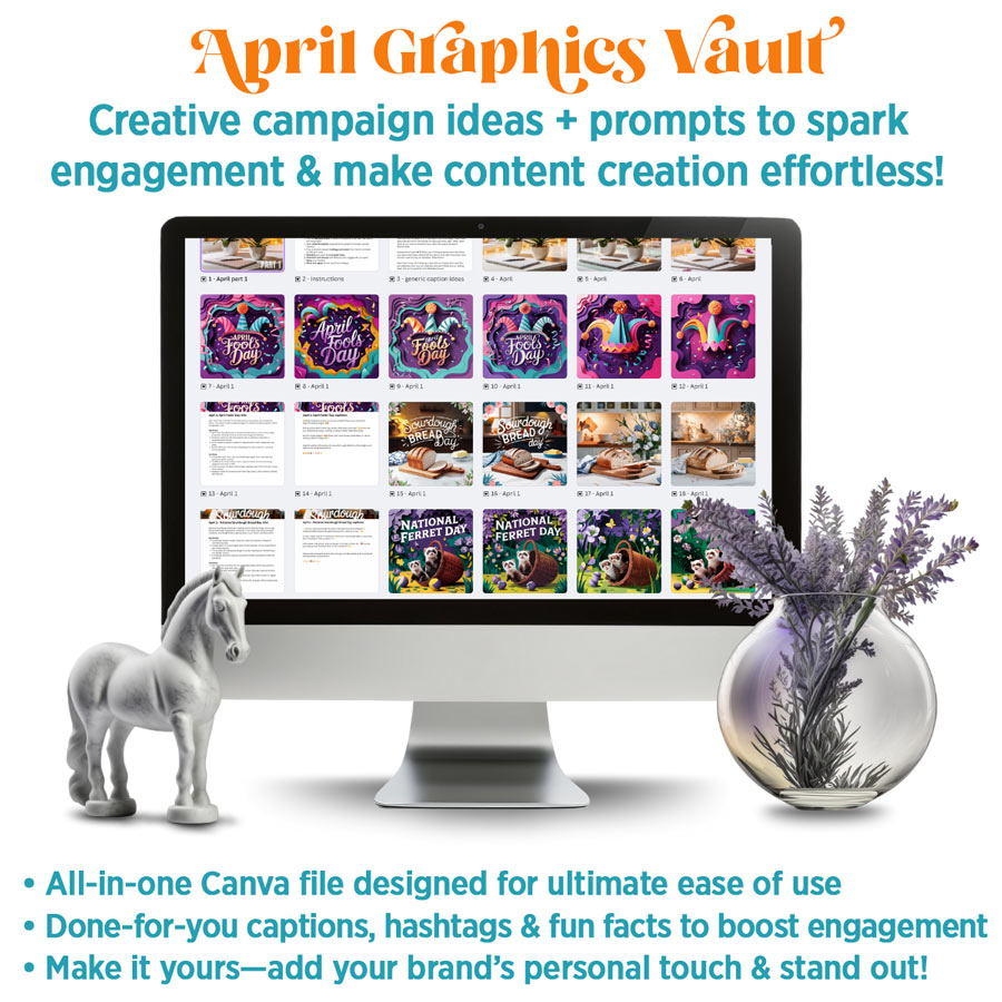 April Graphics Vault: 189 digital + print graphics