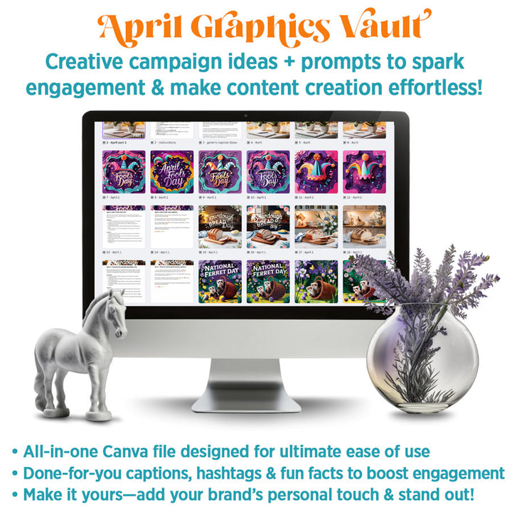 April Graphics Vault: 189 digital + print graphics