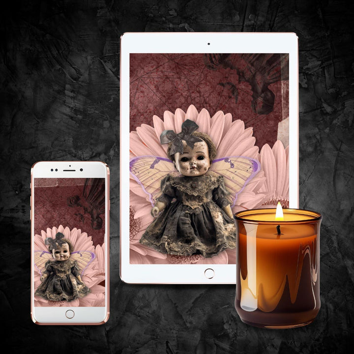 Creepy Doll phone wallpaper background