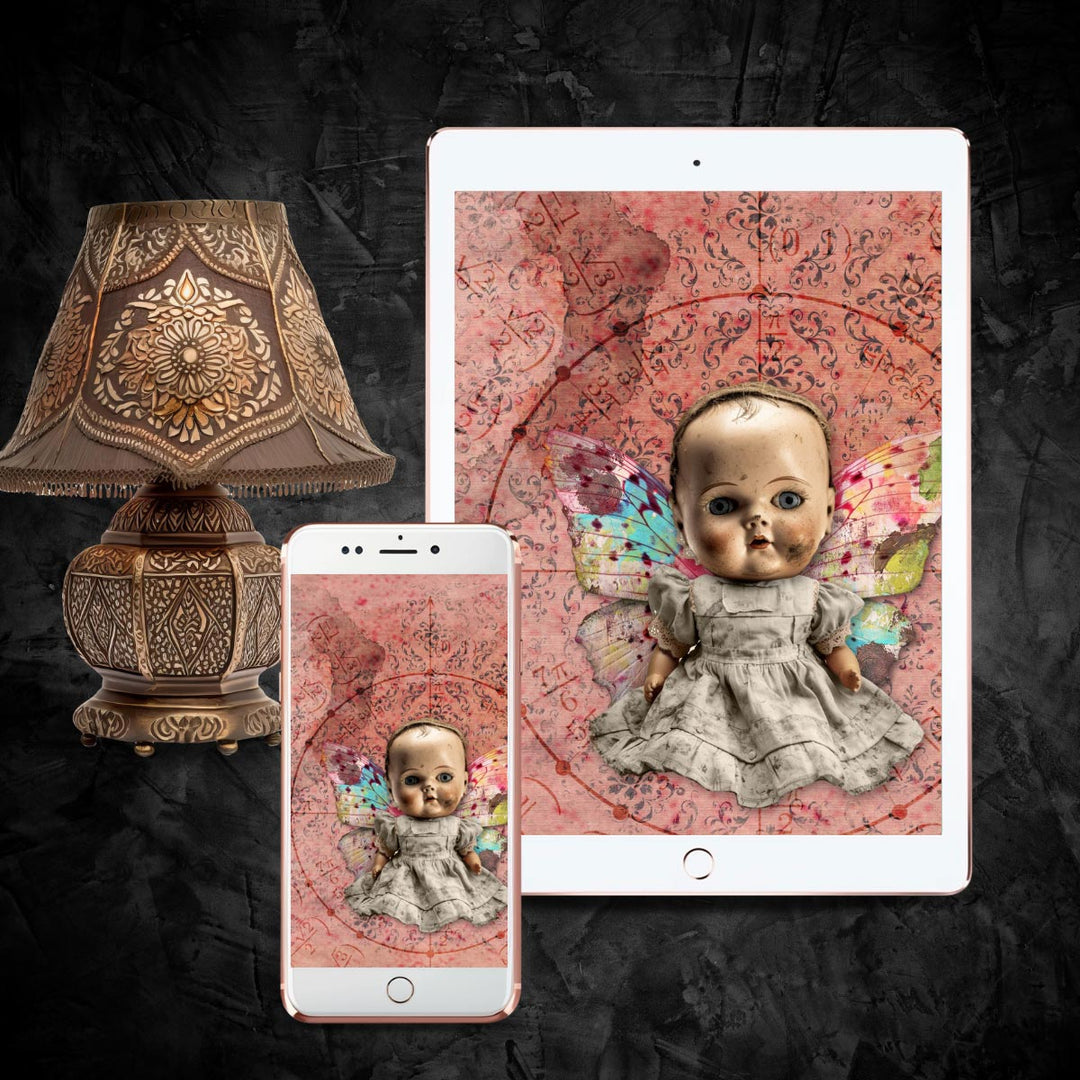 Creepy Doll phone wallpaper background