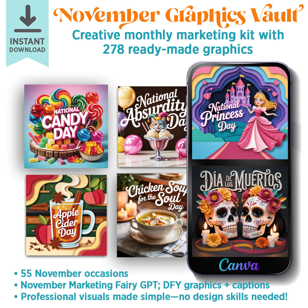 November '25 Graphics Vault: Marketing kit + 278 graphics