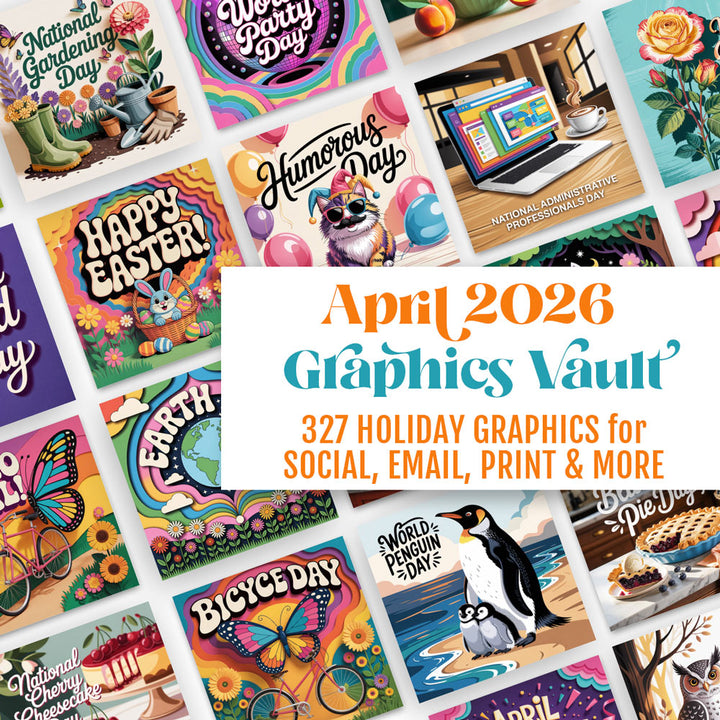 April '26 Graphics Vault: Marketing kit + 327 graphics
