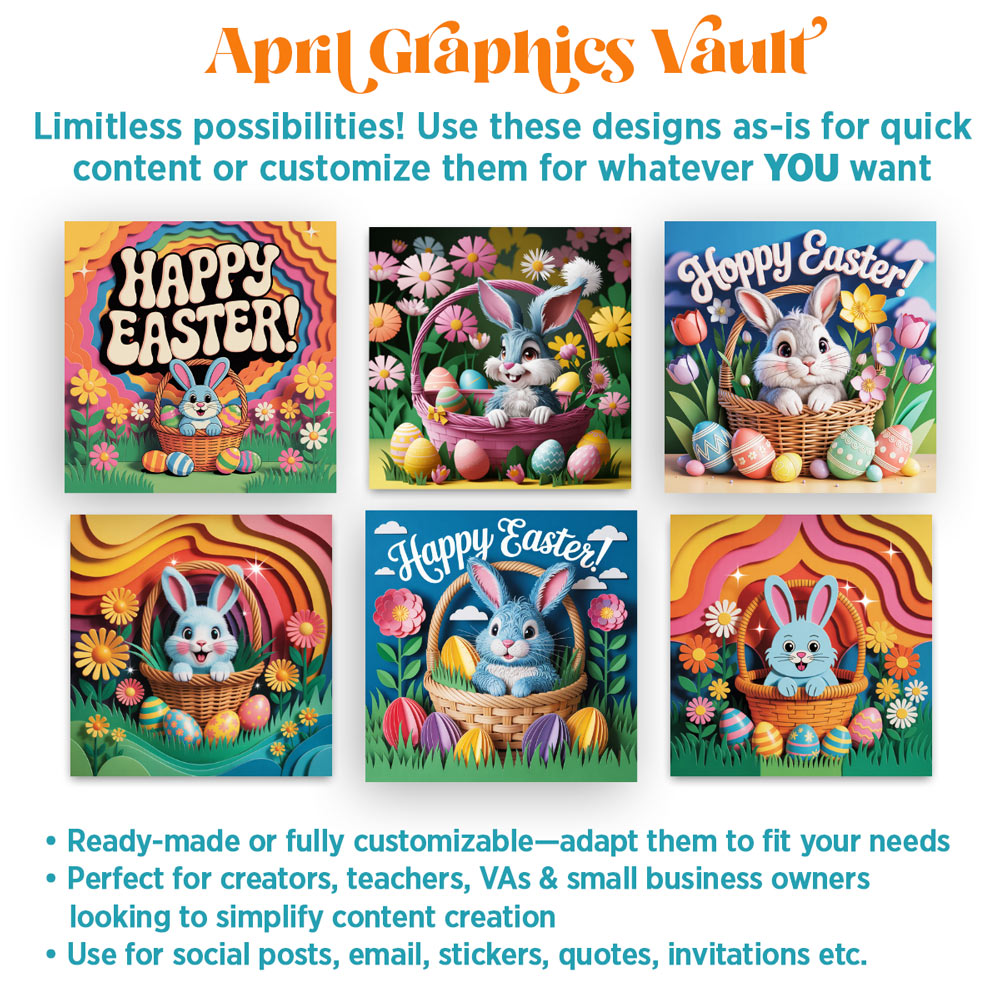 April '26 Graphics Vault: Marketing kit + 327 graphics