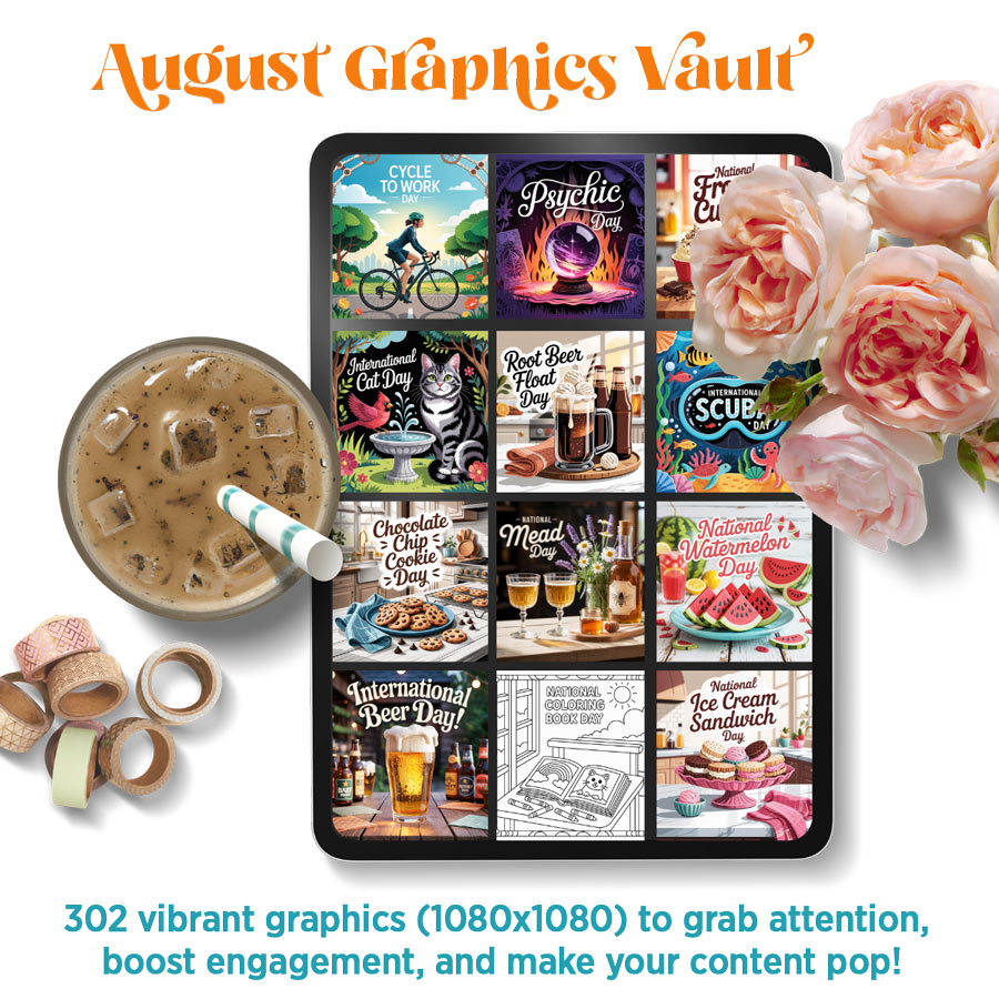 August Graphics Vault: 302 digital + print graphics