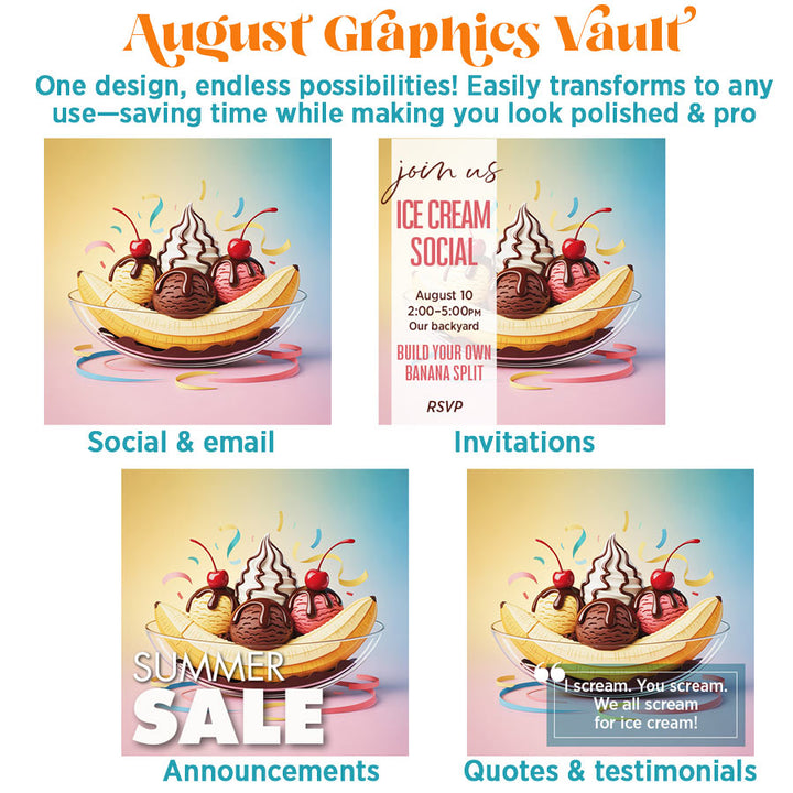August Graphics Vault: 302 digital + print graphics