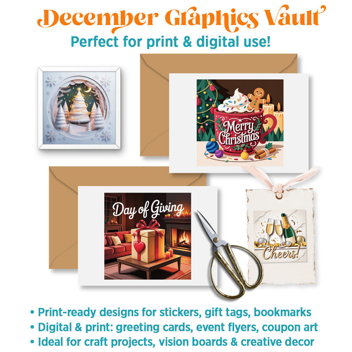December '25 Graphics Vault: Marketing kit + 300 graphics