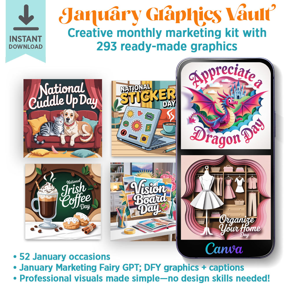 January '26 Graphics Vault: Marketing kit + 293 graphics