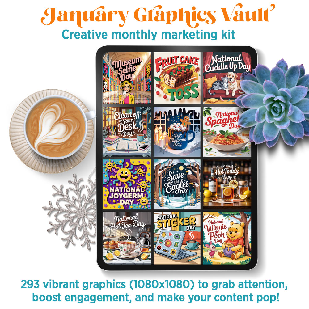 January '26 Graphics Vault: Marketing kit + 293 graphics