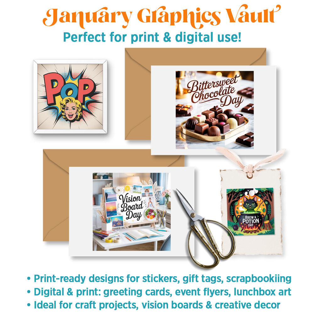January '26 Graphics Vault: Marketing kit + 293 graphics