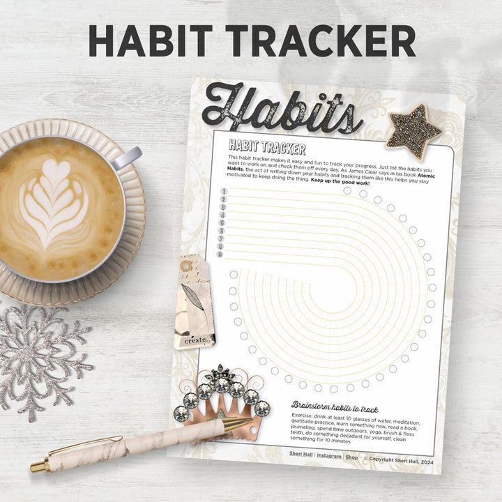 January Habit Tracker