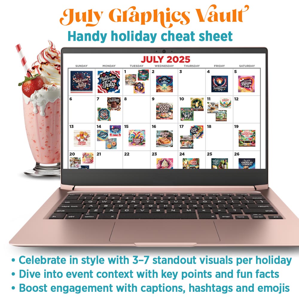 July Graphics Vault: 308 digital + print graphics