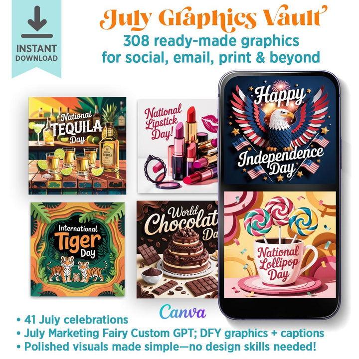 July Graphics Vault: 308 digital + print graphics