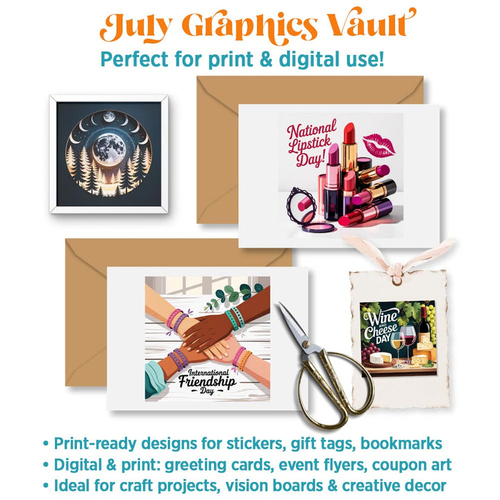 July Graphics Vault: 308 digital + print graphics