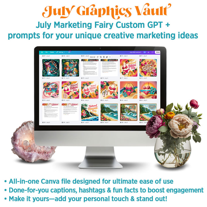 July '26 Graphics Vault: Marketing kit + 416 graphics