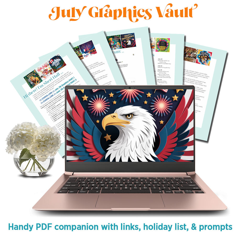July '26 Graphics Vault: Marketing kit + 416 graphics