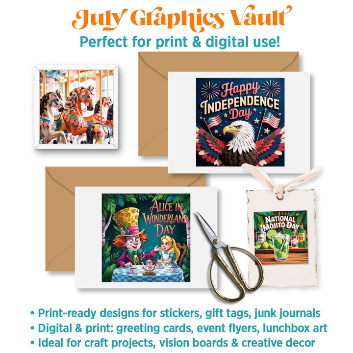July '26 Graphics Vault: Marketing kit + 416 graphics
