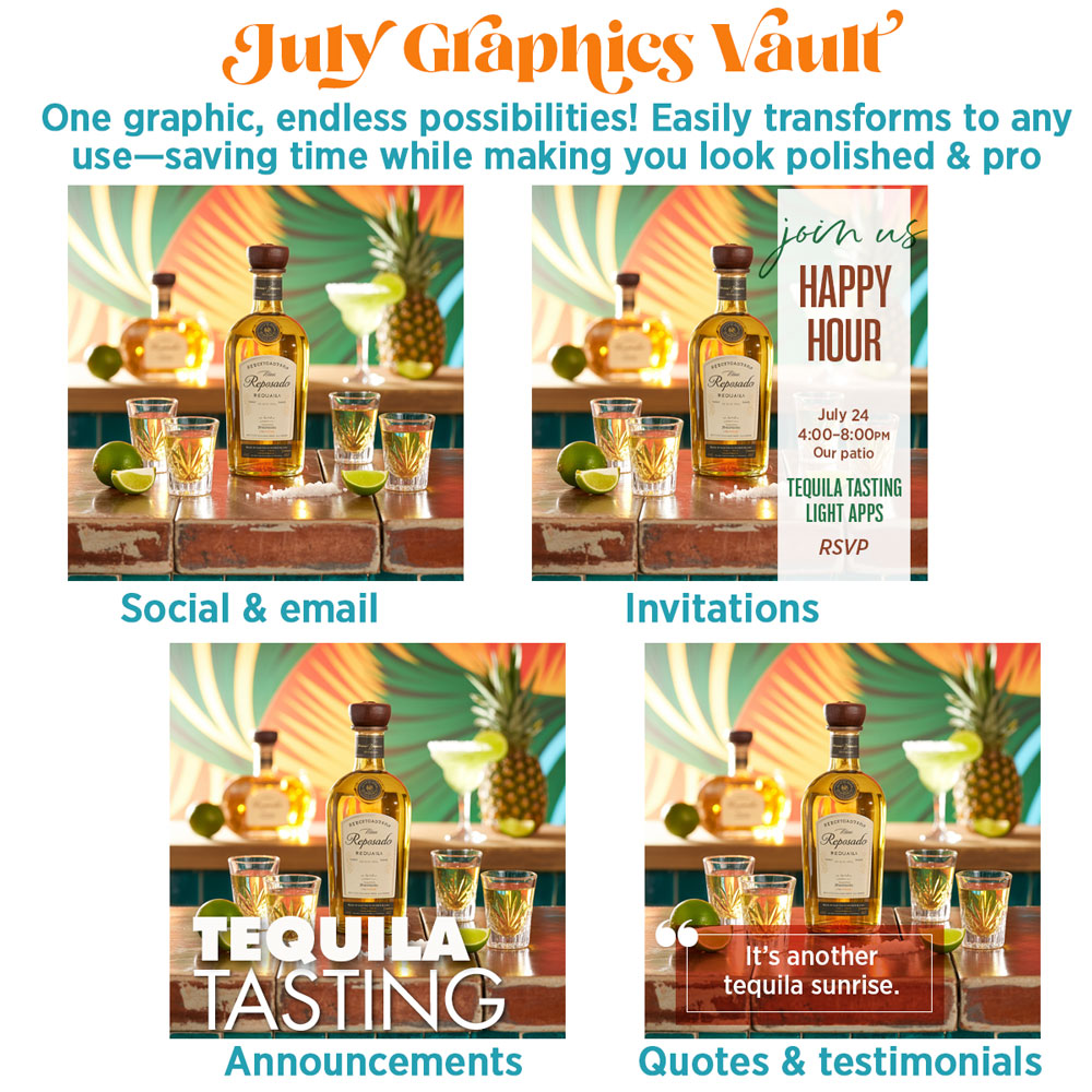 July '26 Graphics Vault: Marketing kit + 416 graphics