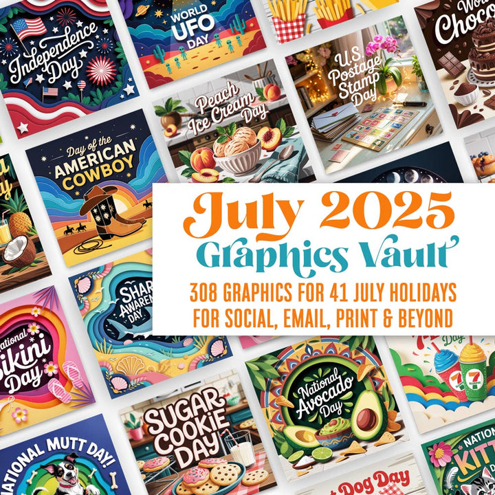 July Graphics Vault: 308 digital + print graphics