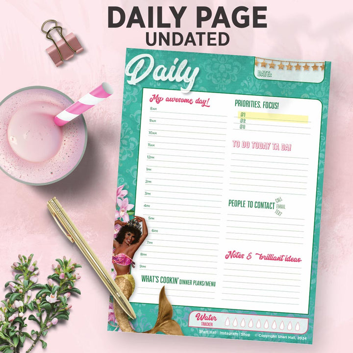 June Planner: printable + digital (8 pages)