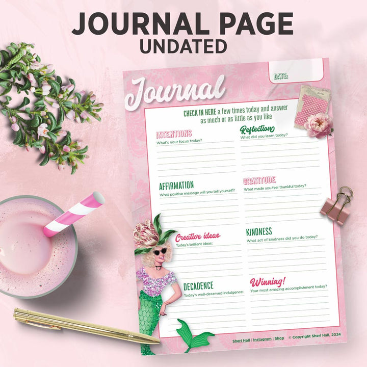 June Planner: printable + digital (8 pages)