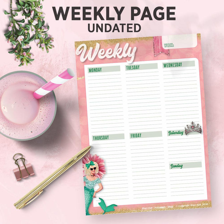 June Planner: printable + digital (8 pages)