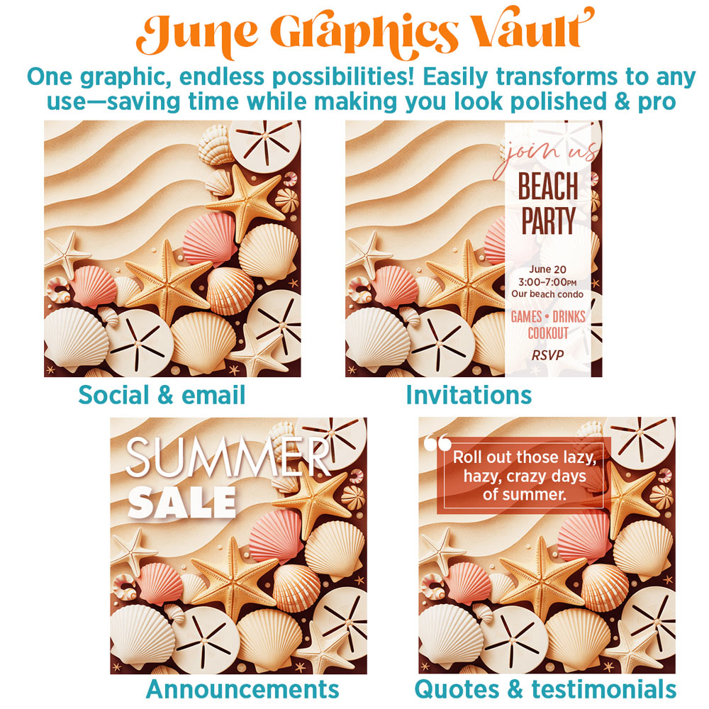 June '26 Graphics Vault: Marketing kit + 370 graphics