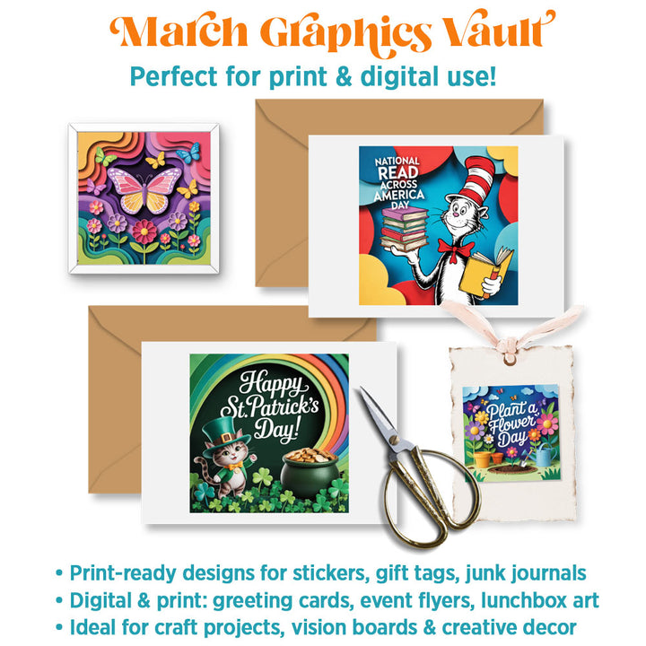 March '26 Graphics Vault: Marketing kit + 300 graphics