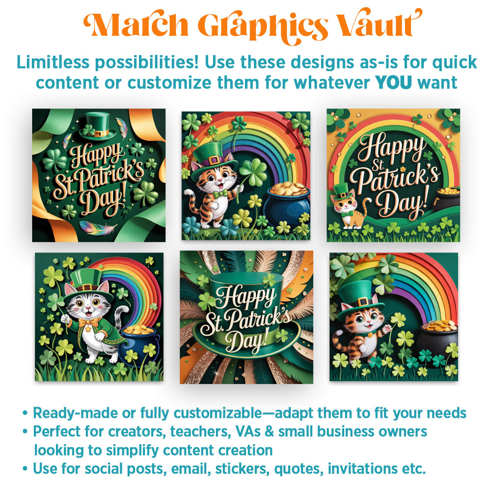 March '26 Graphics Vault: Marketing kit + 300 graphics