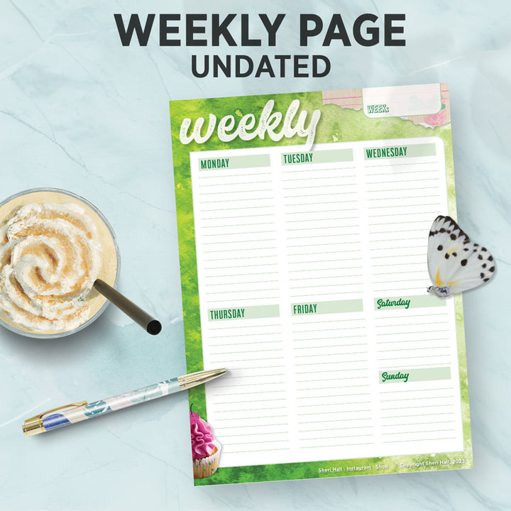 March Planner: Cute & Retro (7 pages)