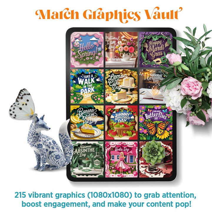 March Graphics Vault: 215 digital + print graphics