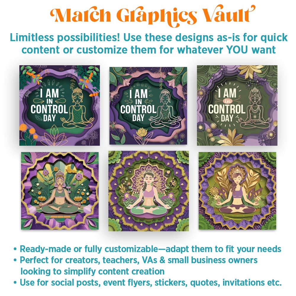 March Graphics Vault: 215 digital + print graphics