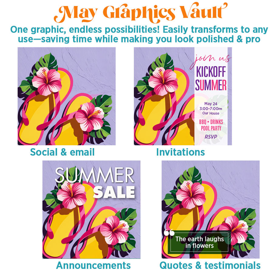May '26 Graphics Vault: Marketing kit + 348 graphics