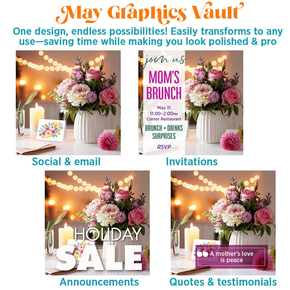 May Graphics Vault: 224 digital + print graphics