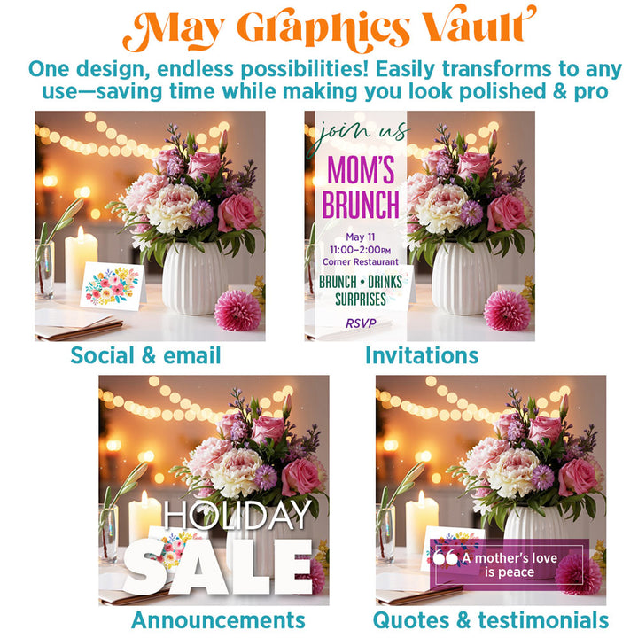 May Graphics Vault: 224 digital + print graphics