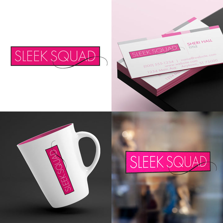 Professional Modern Logo Template for Illustrator: Sleek Squad