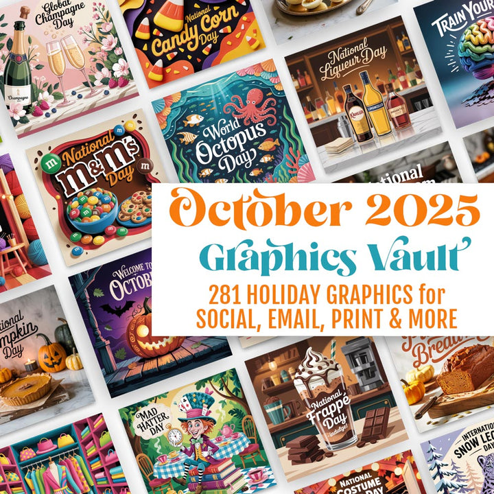 October '25 Graphics Vault: Marketing kit + 281 graphics