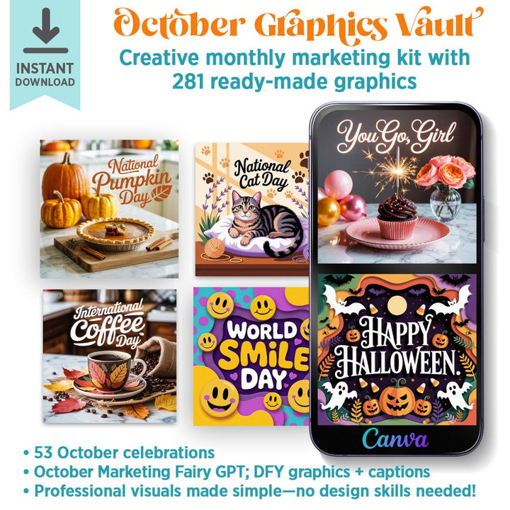 October '25 Graphics Vault: Marketing kit + 281 graphics
