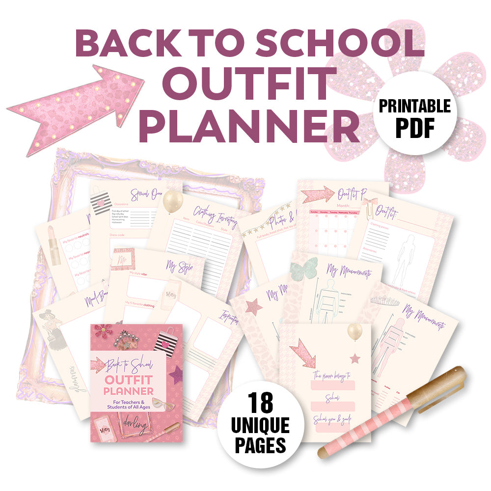 Back to School Outfit Planner (18 pages)