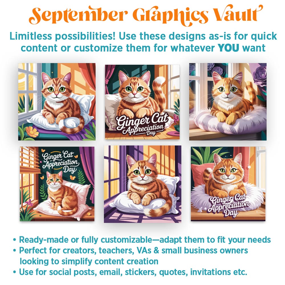 September '25 Graphics Vault: Marketing kit + 275 graphics