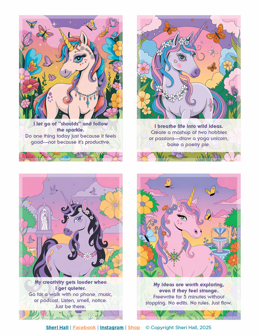 Unicorn Creative Deck