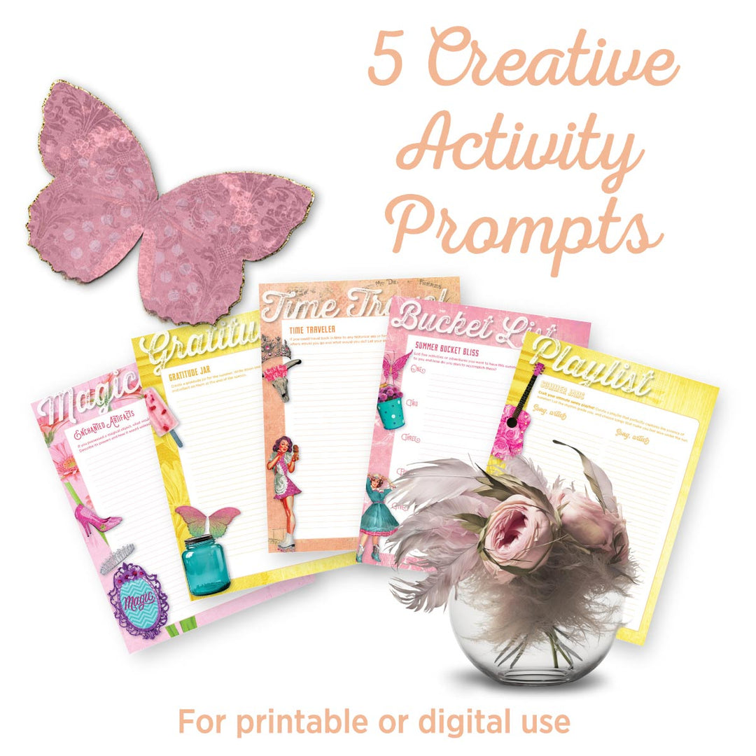 Summer Creative Activities Printables (5 pages)