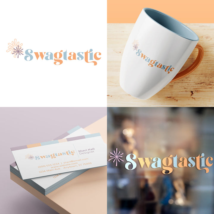 Professional Trendy Logo Template for Illustrator: Swagtastic